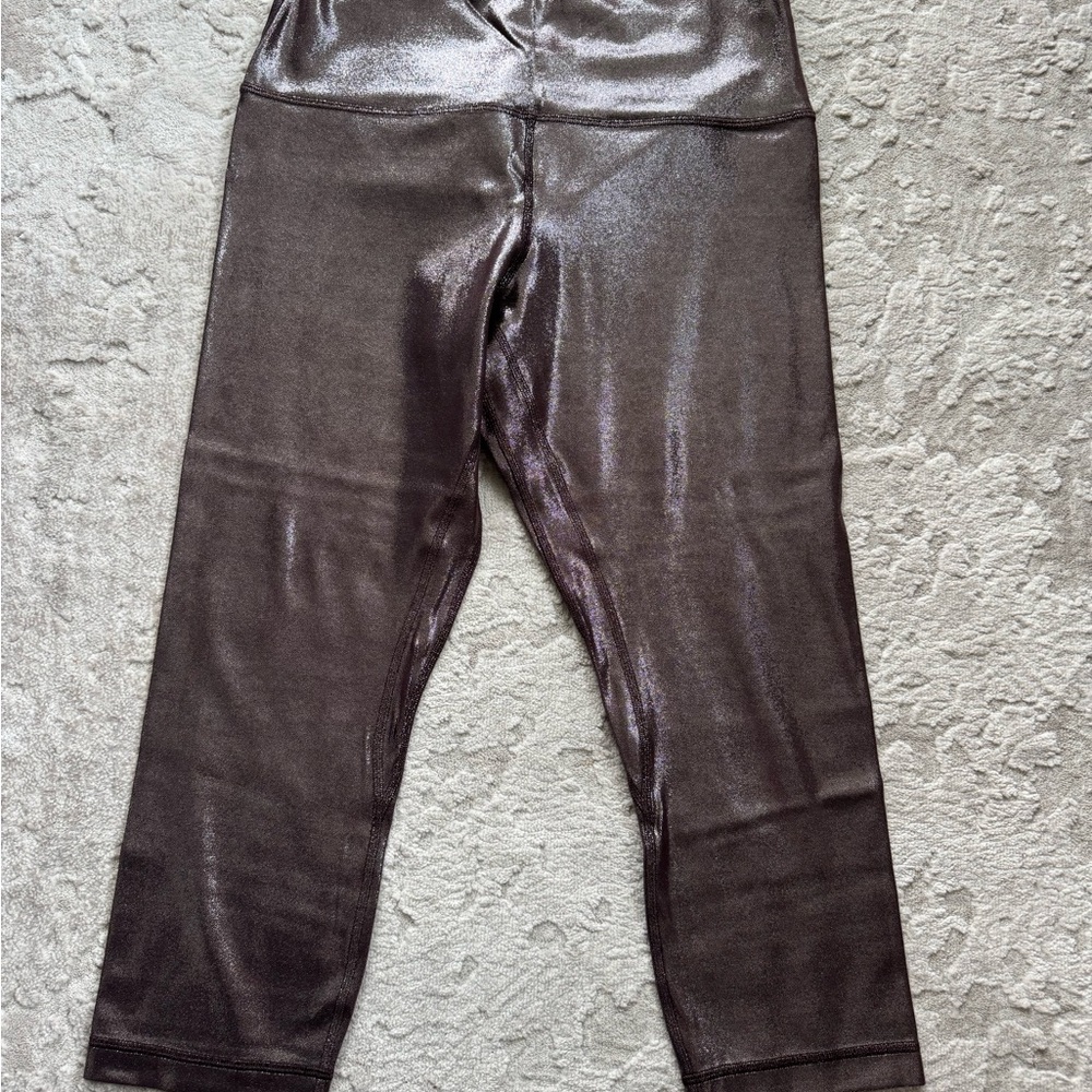 Lululemon Align Crops Shine